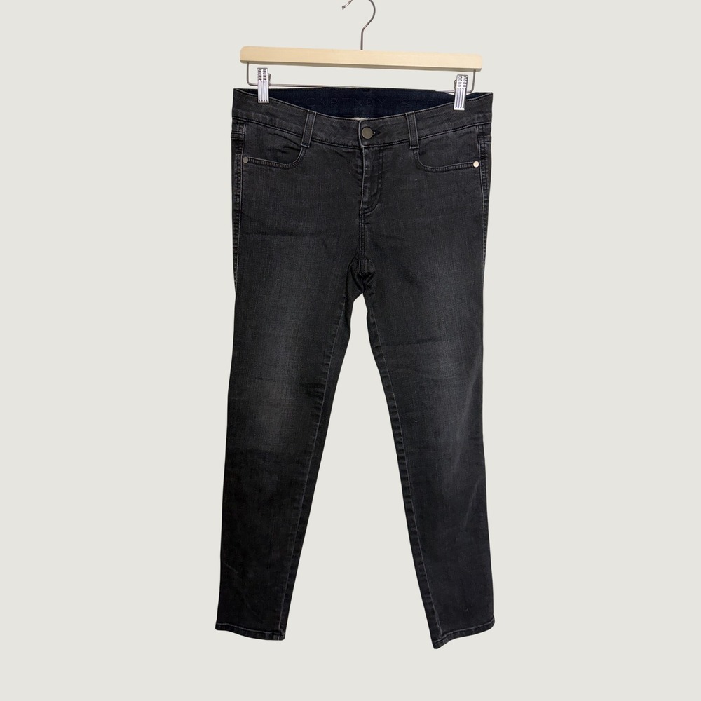 Stella McCartney Skinny Jeans Faded Black Denim Made in Italy Size 27 342017